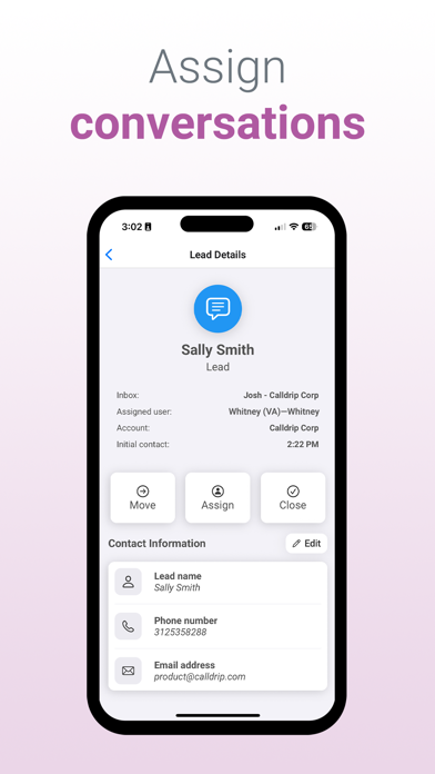 Calldrip iPhone screenshot 3 - Business app