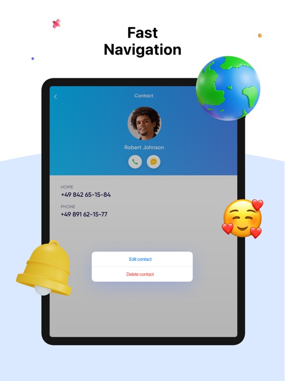 SIMless - 2nd Phone Number iPad screenshot 4 - Social Networking app