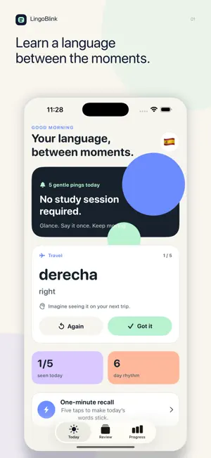 LingoBlink: Language Alerts screenshot 1