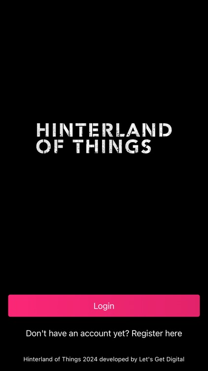 Hinterland of Things