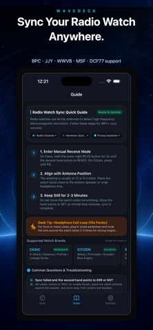 WaveDeck - Radio Watch Sync Screenshot 2 of 3