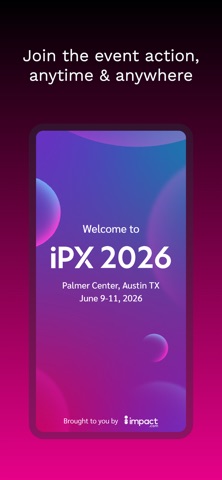impact.com iPX Events iPhone screenshot