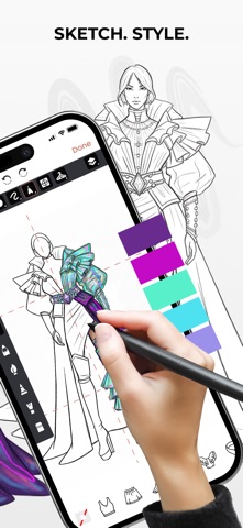 Fashion Sketch: Design screenshot