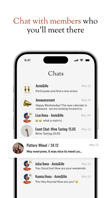 Les Amis: Connecting Women Screenshot