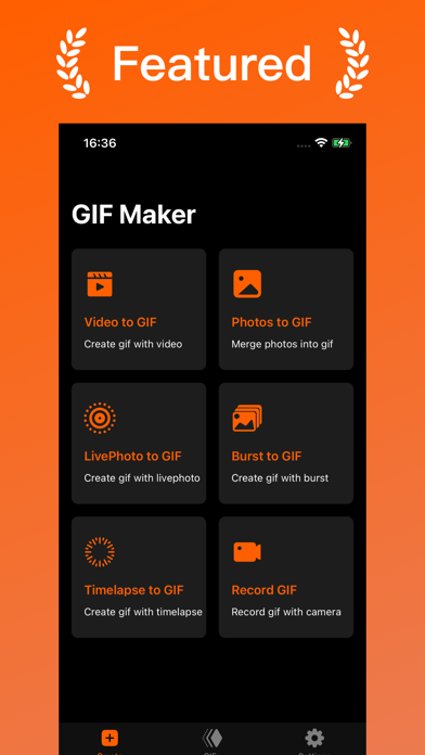 GIF Maker - Editor & Convertor Screenshot