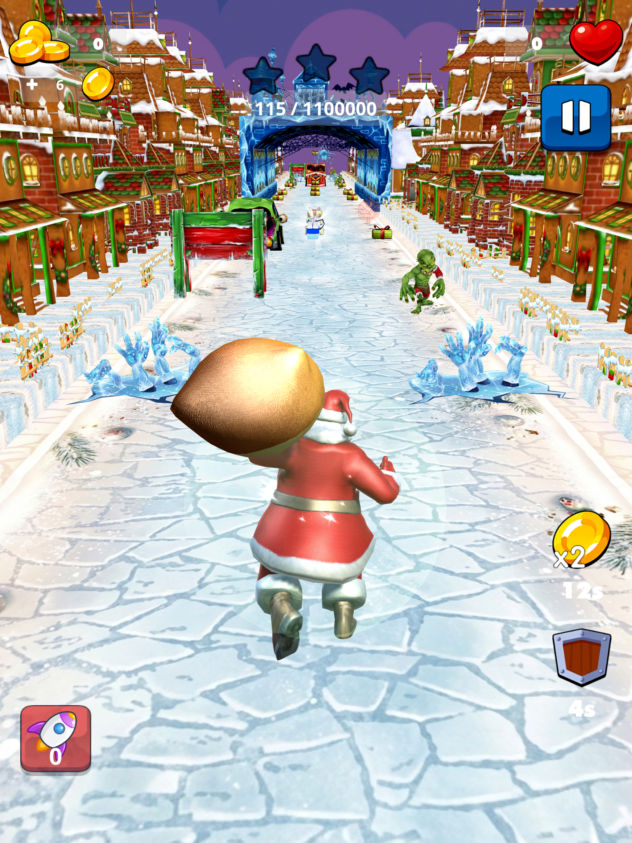 Christmas Run 3D: Santa Game screenshot 6