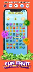 Fruit Match: Win Real Money! screenshot #1 for iPhone