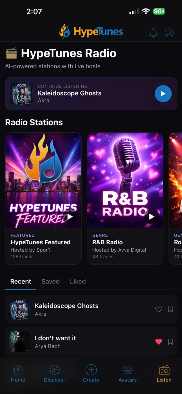 Screenshot #1 pour HypeTunes