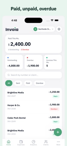 Invoia: Invoice Maker & Quote Screenshot 3 of 5