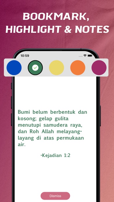 Screenshot #3 pour Alkitab Bible - offline