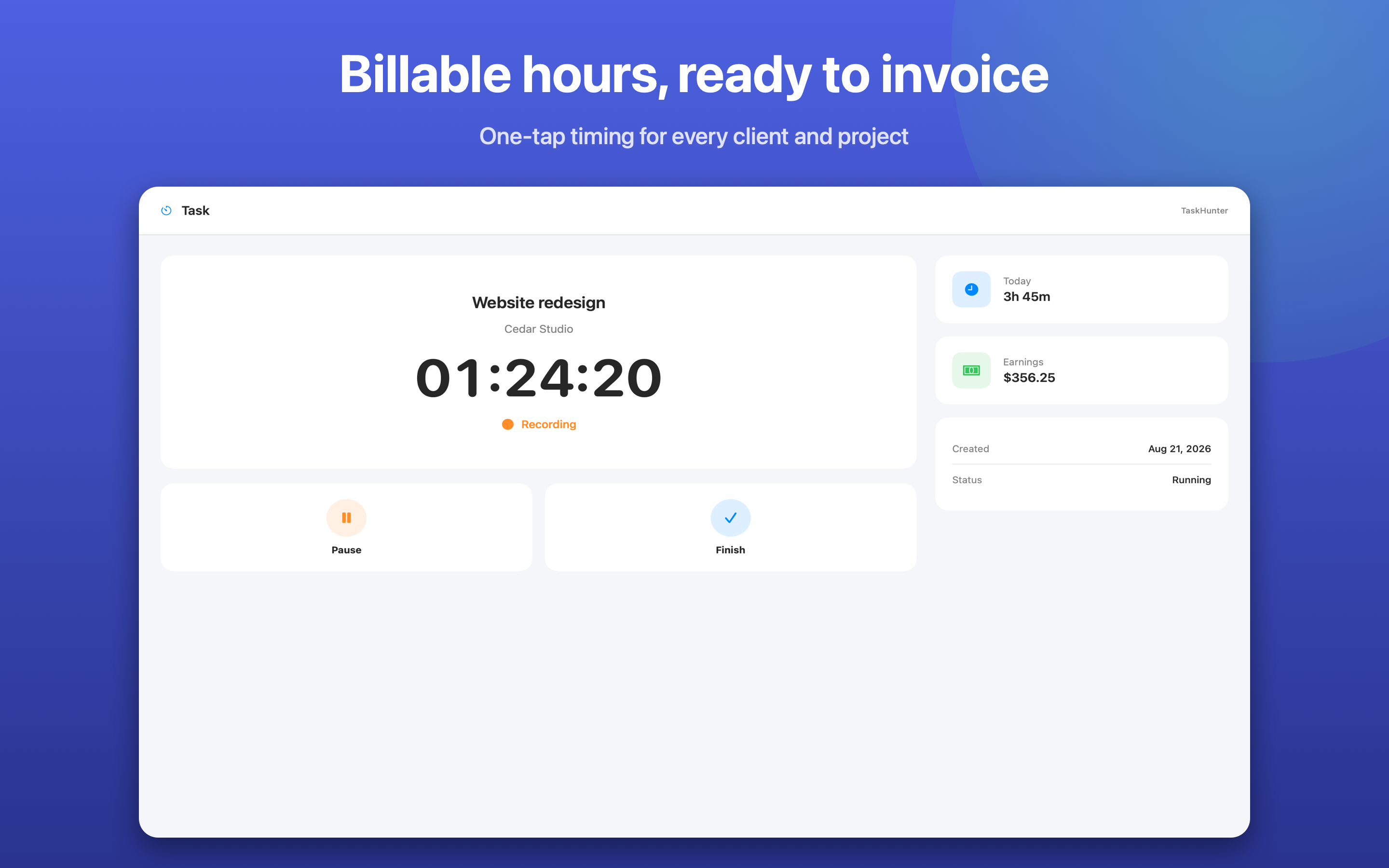 TaskHunter – Time Tracker screenshot 11