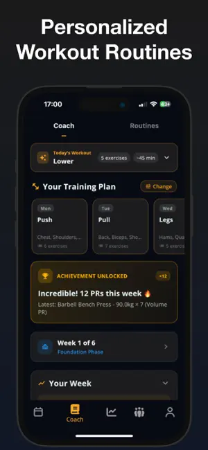Stronger - Gym Workout Planner screenshot 4