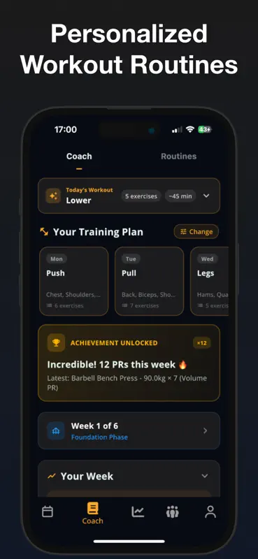 Stronger - Gym Workout Planner screenshot 4 of 6