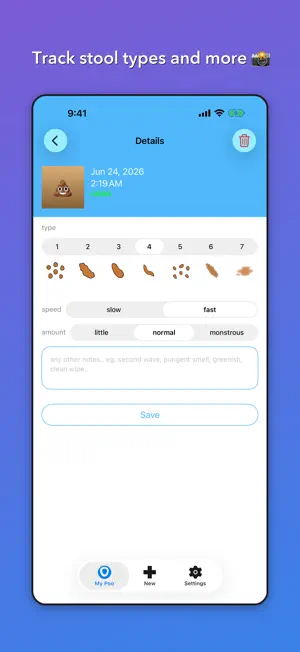 Poo Keeper ◎ Log bowels & IBS screenshot 2