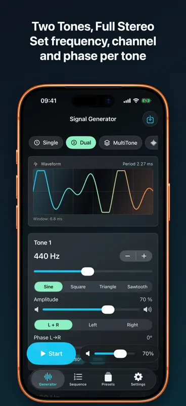 Signal & Frequency Generator screenshot 7 of 8