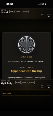 Spades 1V1 screenshot