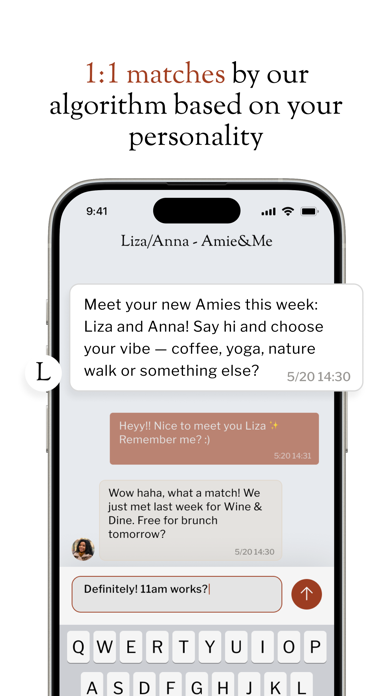 Les Amis: Connecting Women Screenshot