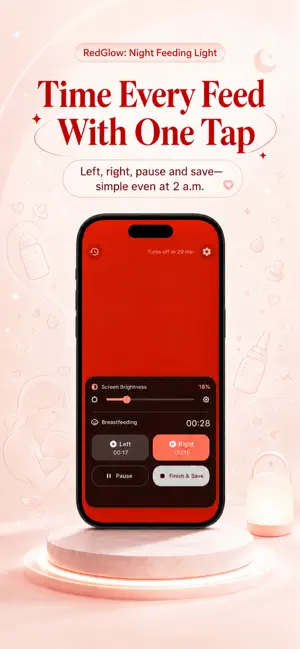 RedGlow: Night Feeding Light screenshot 4