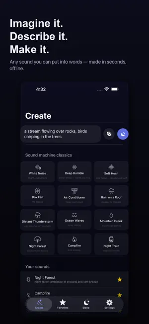 Sleep Drift: AI Sound Maker screenshot 1