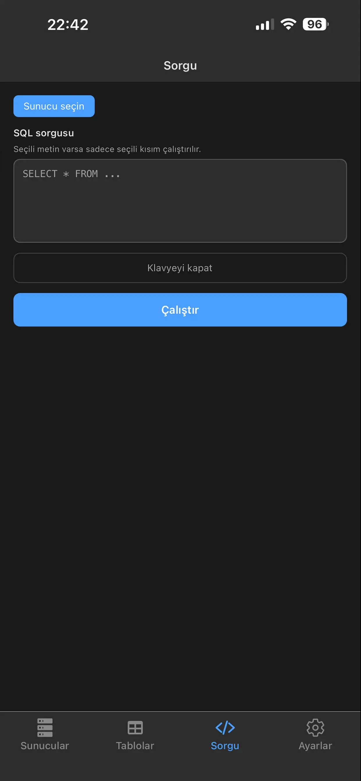 #7. Dyn SqlServer (iOS) Oleh: Turgay ACAR