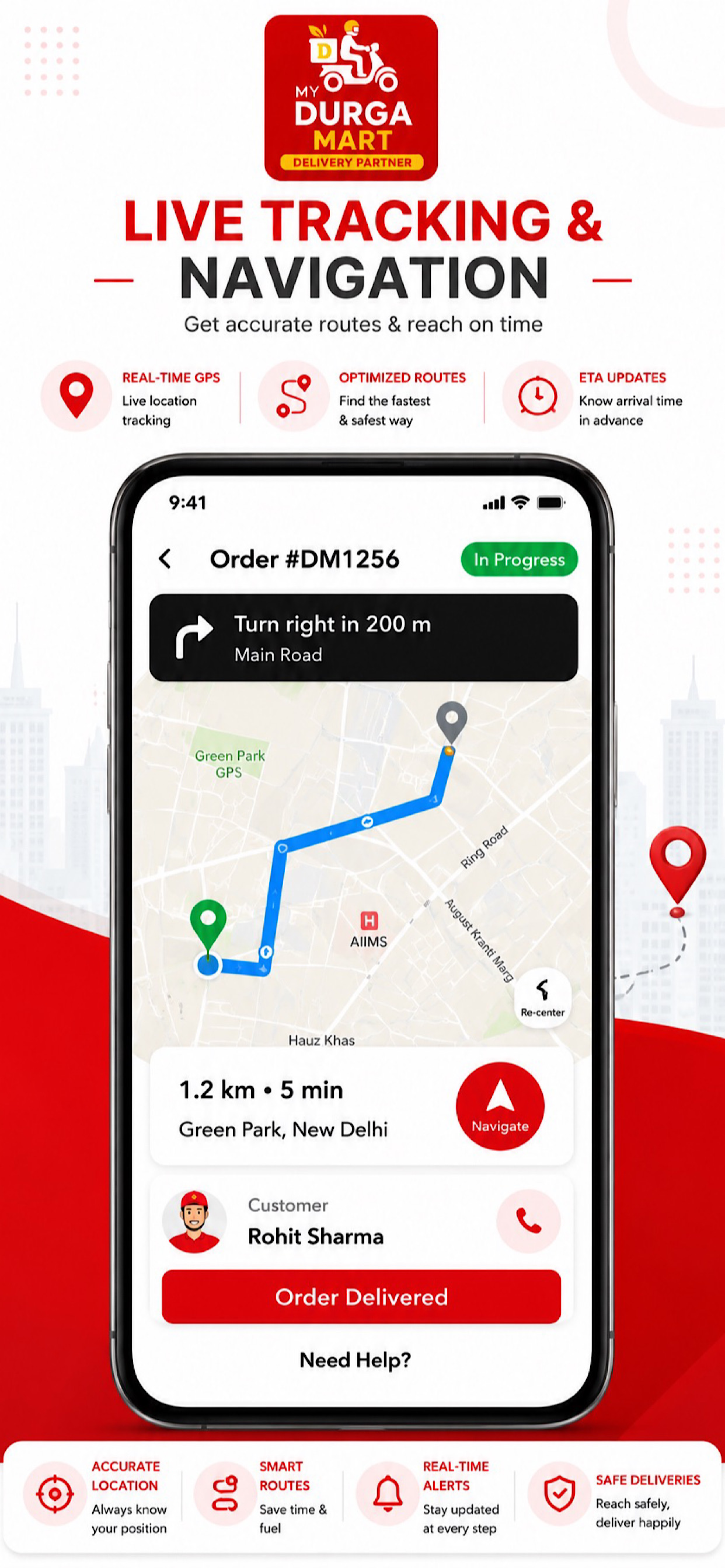 MY DURGA MART-DELIVERY PARTNER screenshot 4