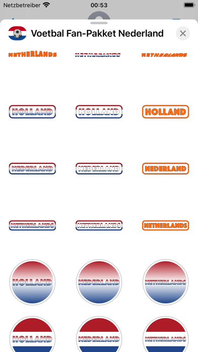 Screenshot #3 pour Voetbal Fan-Pakket Nederland
