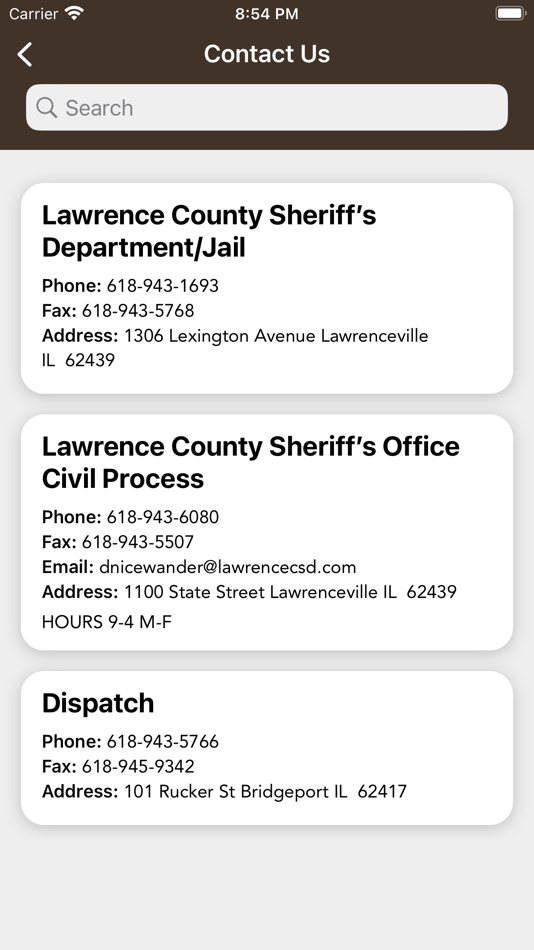 #3. Lawrence County Sheriff's Dept (iOS) Podle: Lawrence County Sheriff's Department