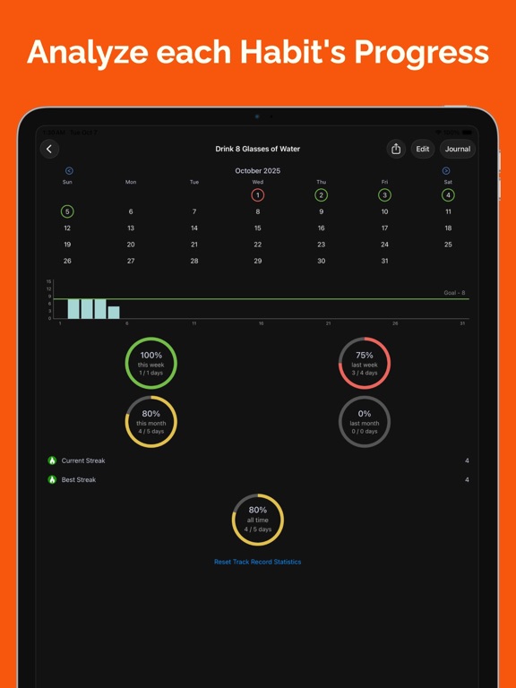 Habit Hub: Routine & Schedule iPad screenshot 4 - Productivity app