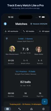 BilliardManager screenshot 1