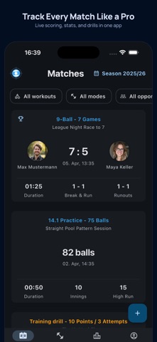 BilliardManager screenshot