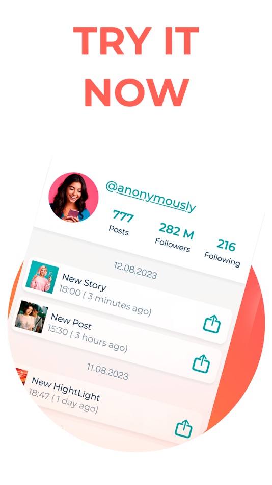 #5. Story Viewer Anonymous SpyBOT (iOS) Podle: Iurii Parshukov