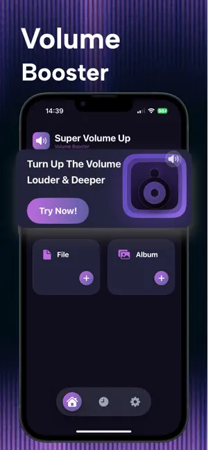 Super Volume Up: Bass Booster screenshot 1