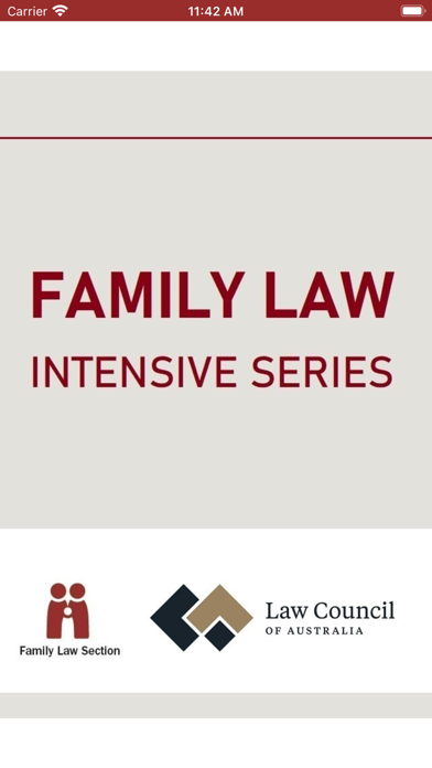 Family Law Intensive Series Screenshot