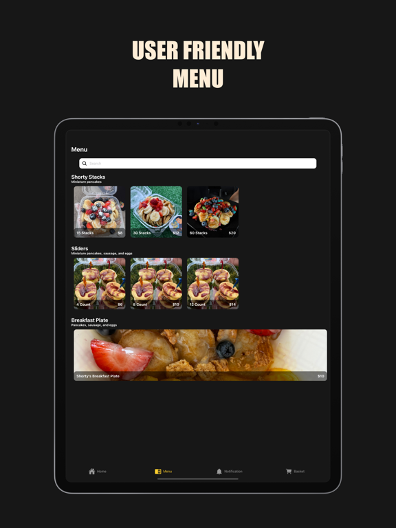 Shorty Stacks SA iPad screenshot 3 - Food & Drink app