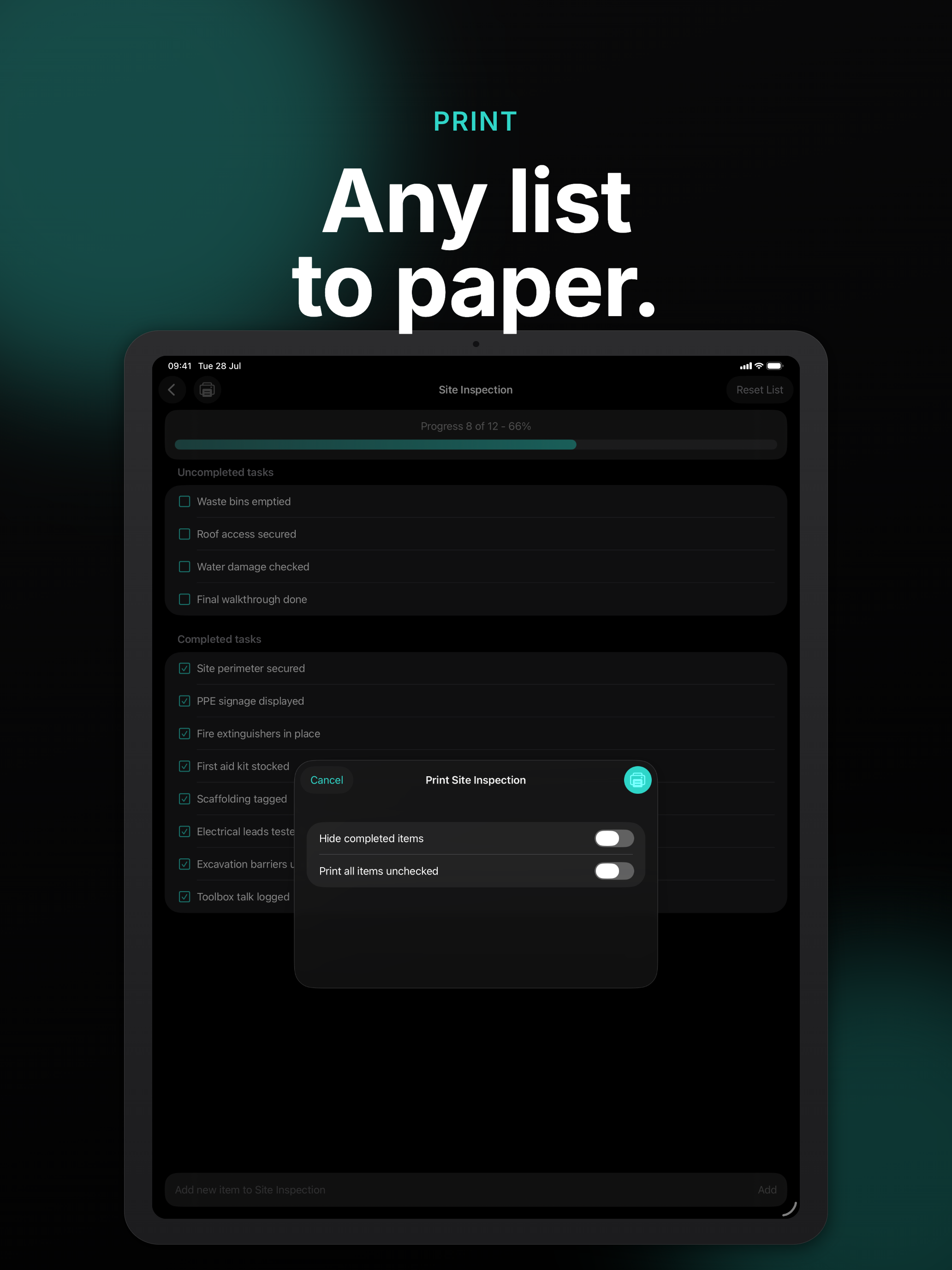 SimpleLists - Checklists screenshot 10