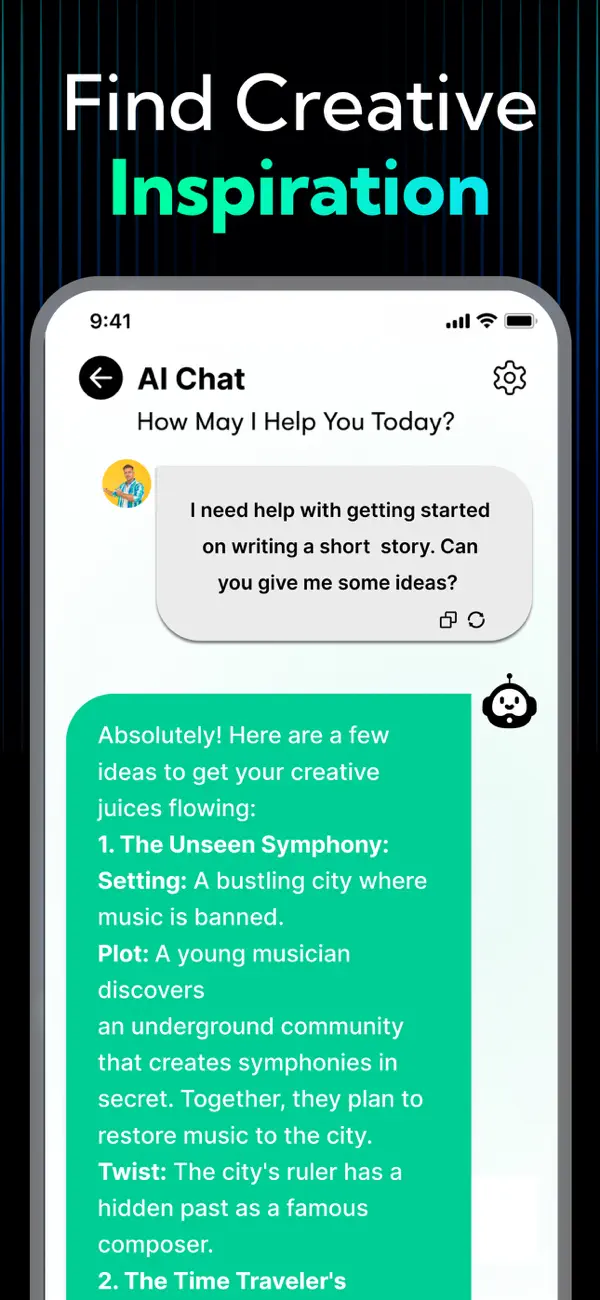 #6. Genius AI Chatbot Assistant! (iOS) โดย: Tausif Akram