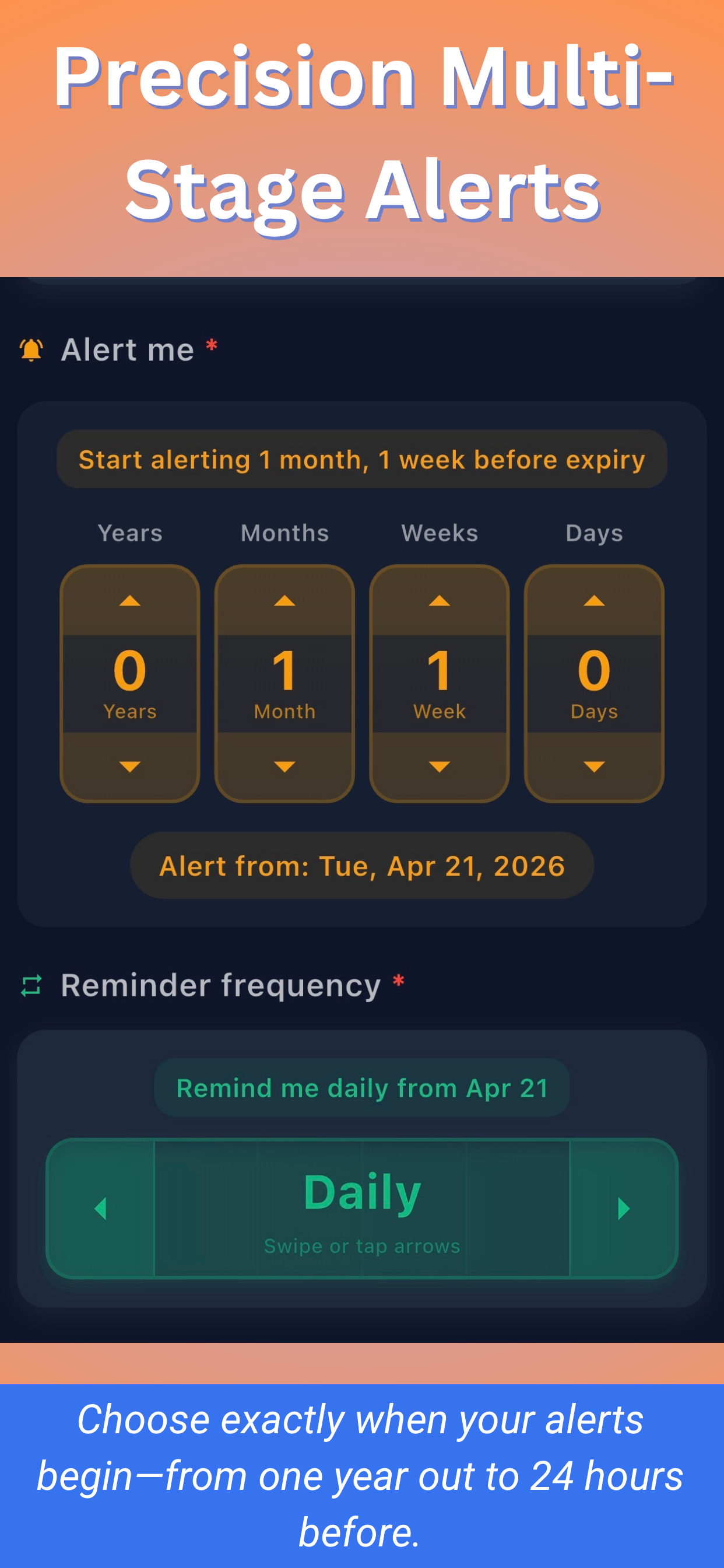 DatesTracker- The Reminder App