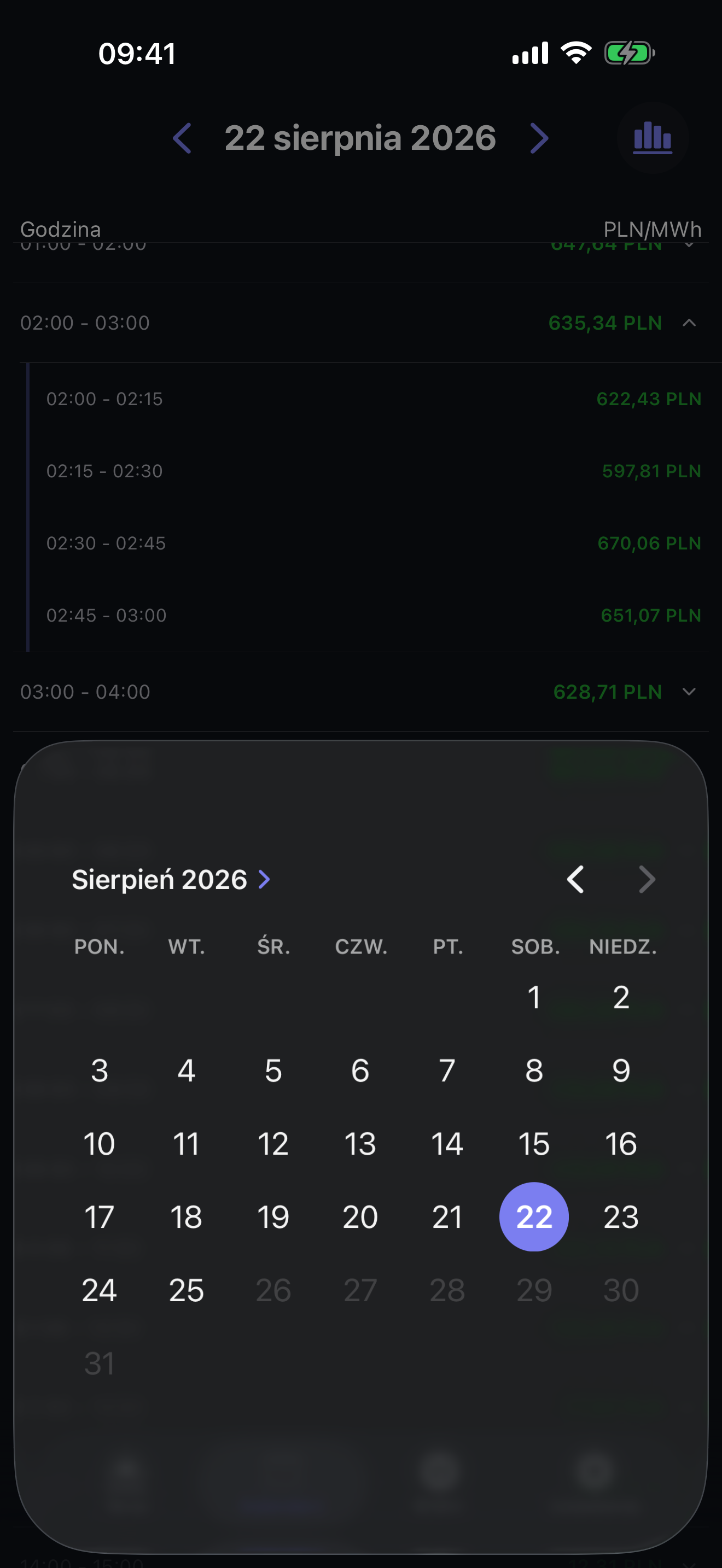 RCE - Rynkowa Cena Energii screenshot 5