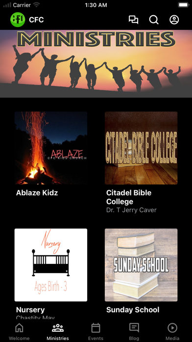 Screenshot 2 of Christian Fellowship Church QC App