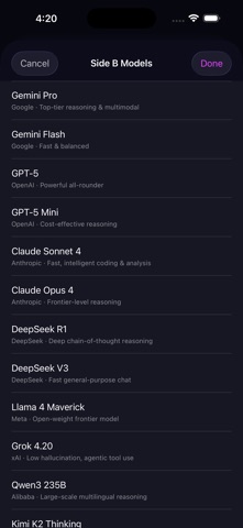 PolyMind.cc iPhone screenshot