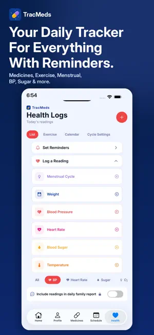 TracMeds: Health Track & Share screenshot 2