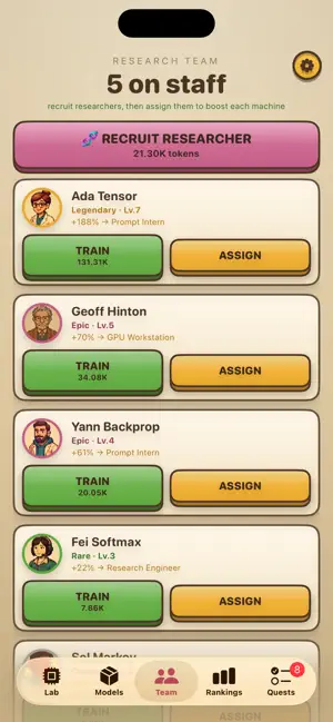 Token Tycoon: AI Lab Idle screenshot 4
