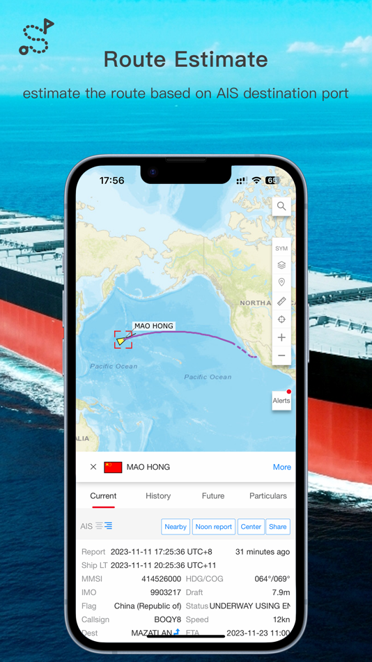 #7. hiFleet (iOS) 由: Shanghai Maili Marine Technology Co., Ltd