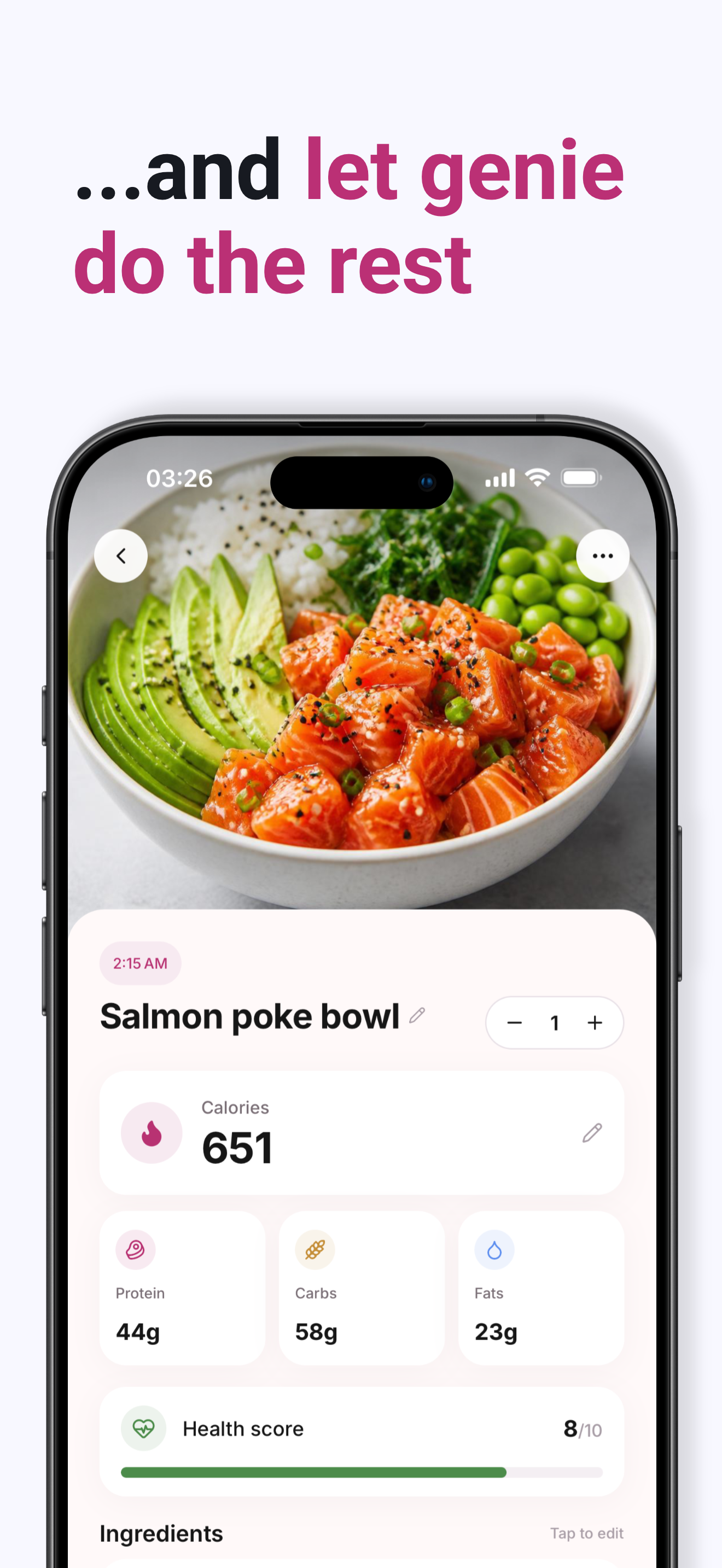 Calorie Genie AI: Meal Tracker screenshot 3