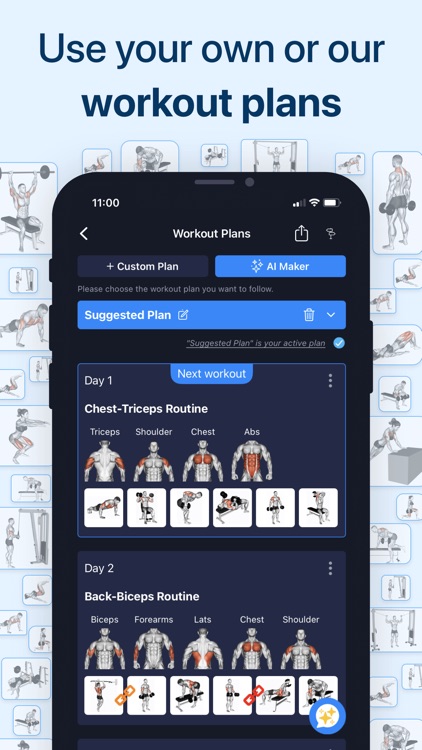 Fitness Planner Gym・Workout AI screenshot-7