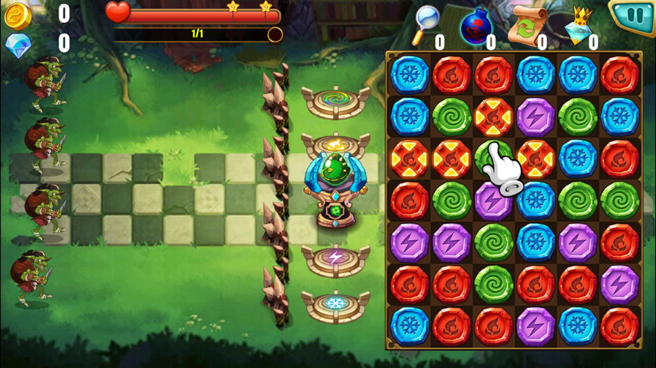 #5. Mystic Quest: Match 3 RPG (iOS) 由: Aziza Rahman