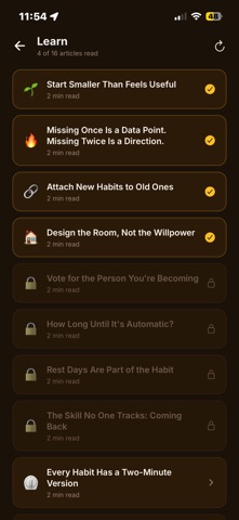 Bend Habit Tracker Screenshot 7 of 9