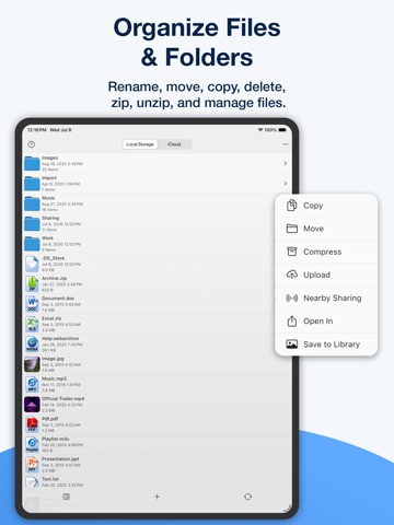 AirDisk: File Transfer iPad screenshot
