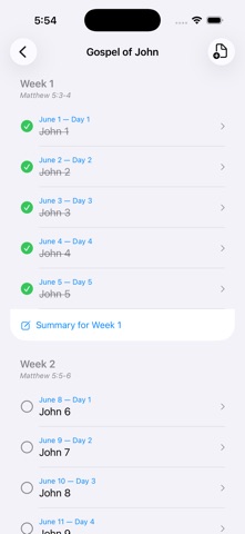 Bible Journal Reading Plan Screenshot 1 of 7