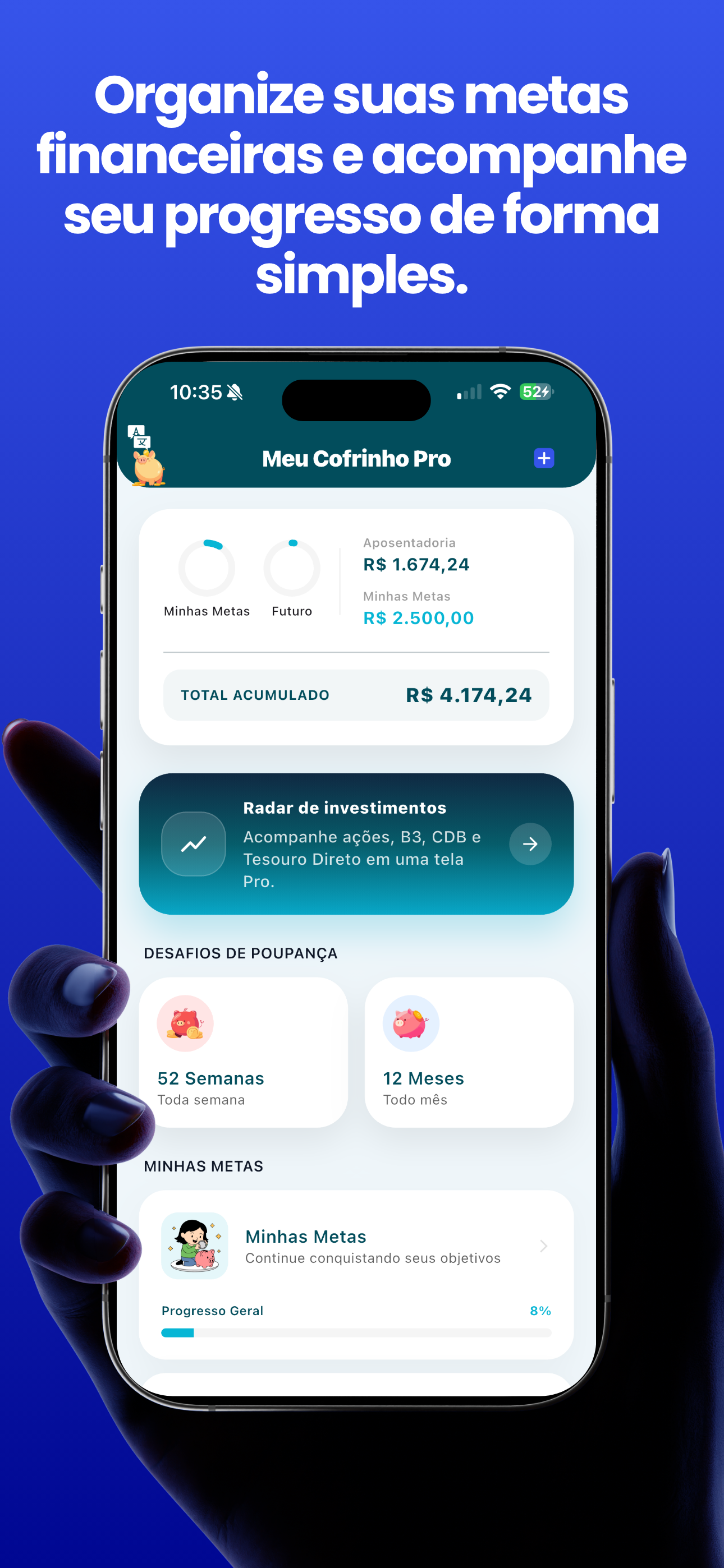 Cofrinho Guardar Dinheiro